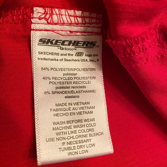 Skechers Red Straight Leg Pants - Picture 4 of 5